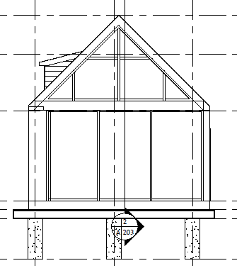 Appleseed House Section Elevation