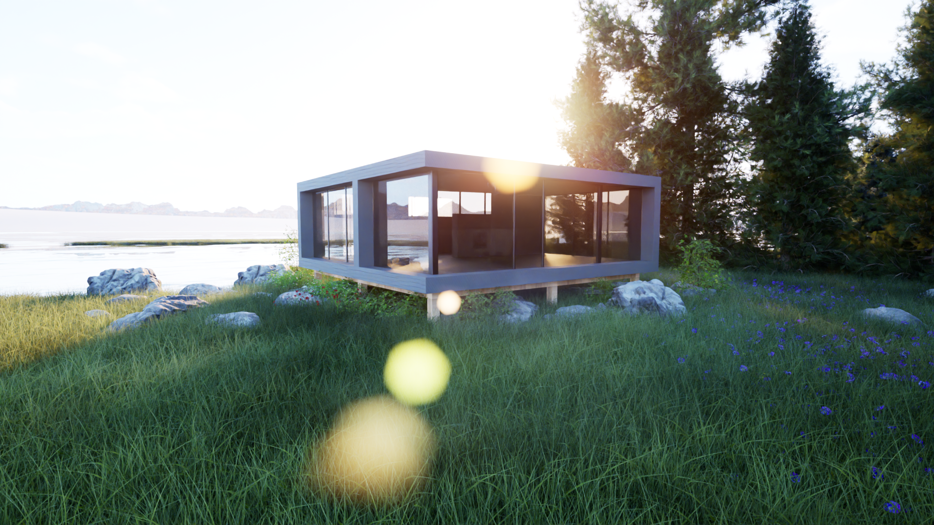 Reflection House - Exterior Render