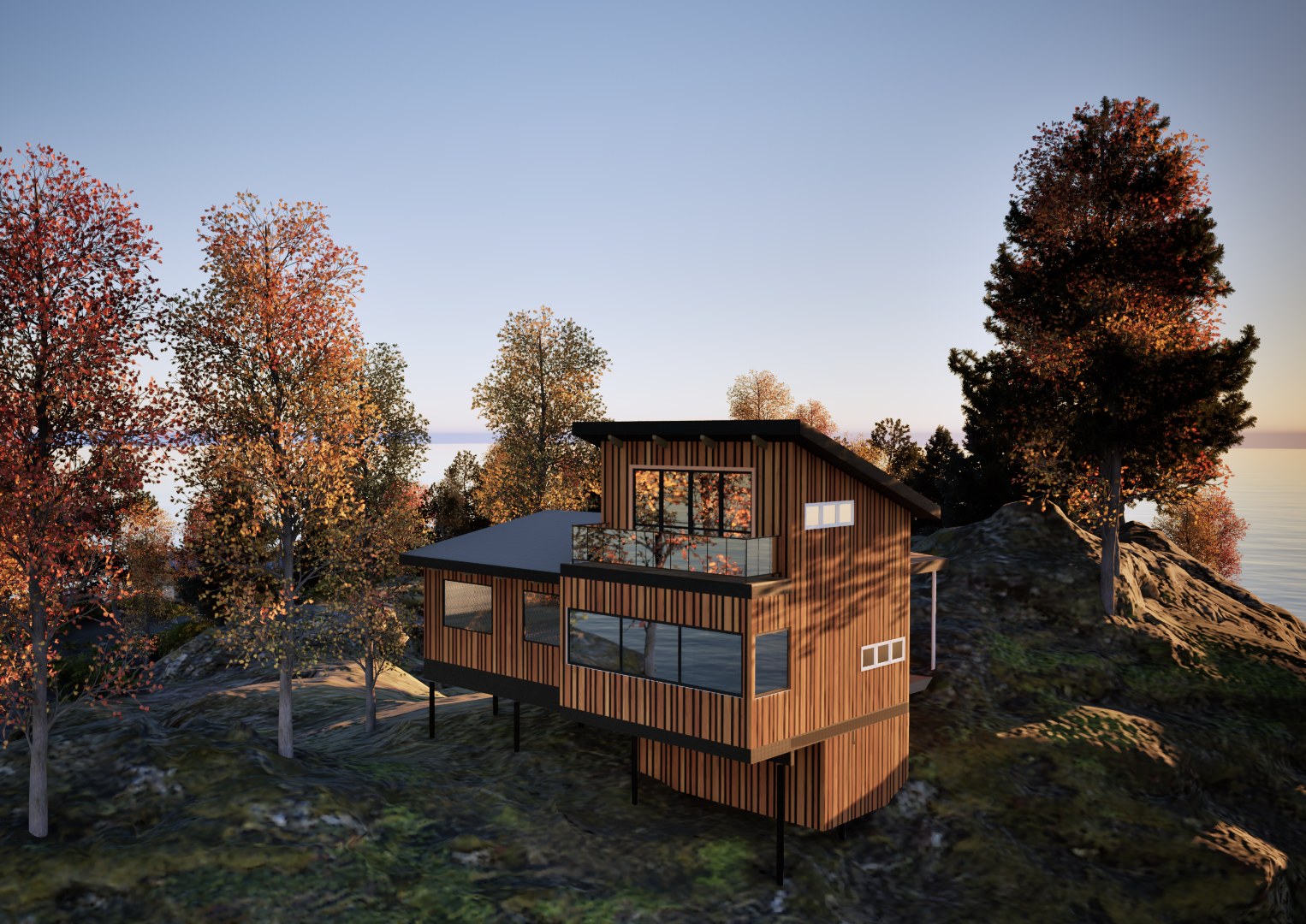 The Vantage - Exterior Render